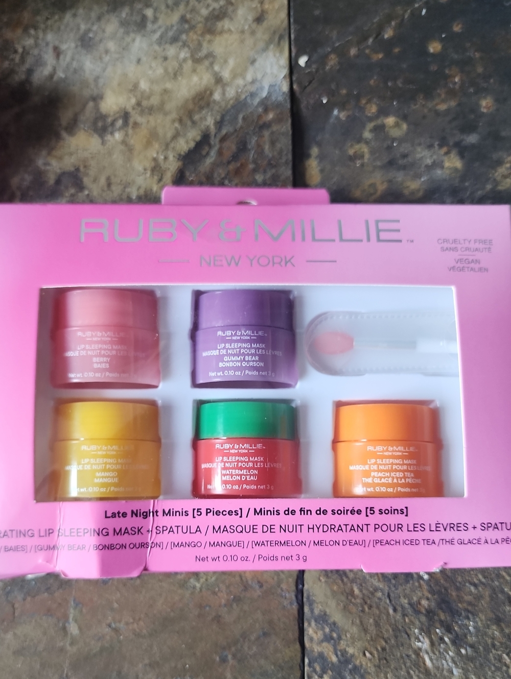 Ruby & Millie Late Night Minis 5-Piece Lip Sleeping Mask Set